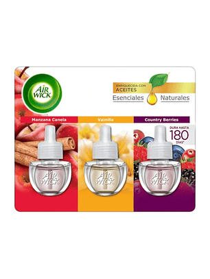 Desodorante Ambiental Eléctrico Repuesto Surtido 3x21ml