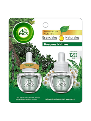 Recarga Air Wick Bosque Nativo 2x21ml