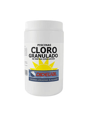 Cloro Granulado para Piscina Dideval 1 kg