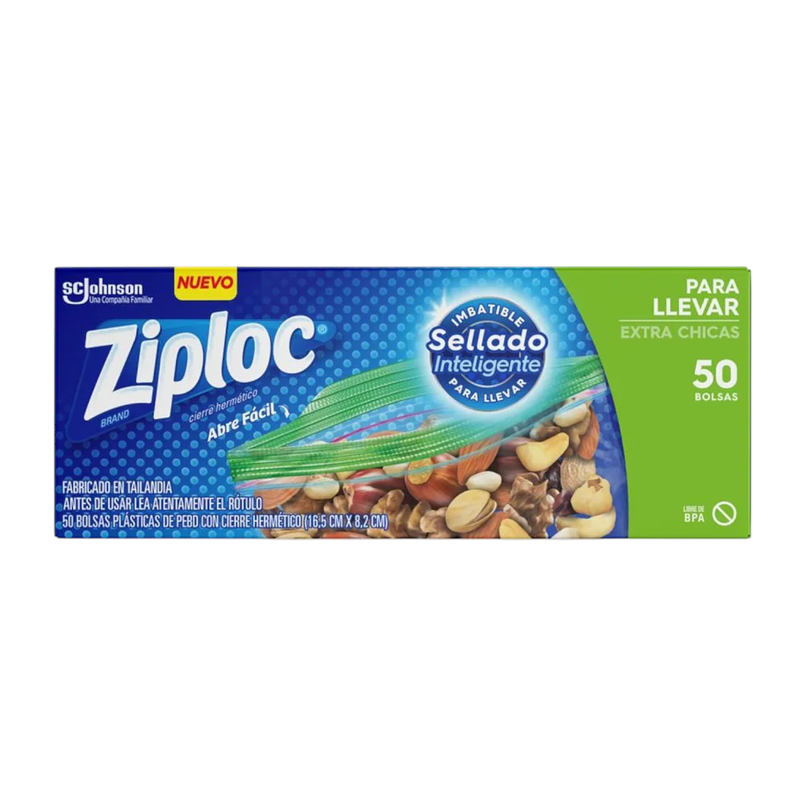 Bolsas Multiuso Para Llevar Ziploc Extra Chicas 50unid 1