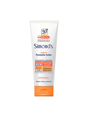 Simonds bloqueador solar SPF 50 200 ml para piel sensible