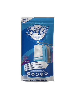 Absorbente Humedad Colgante Seco 220 Gr