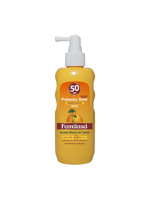 Bloqueador Solar Familand Monoi FPS50 Spray 190ml