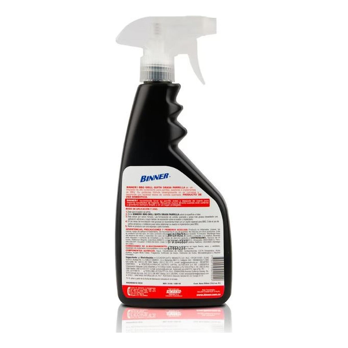 Limpiador Desengrasante Parrilla Bbq Binner 500ml 2