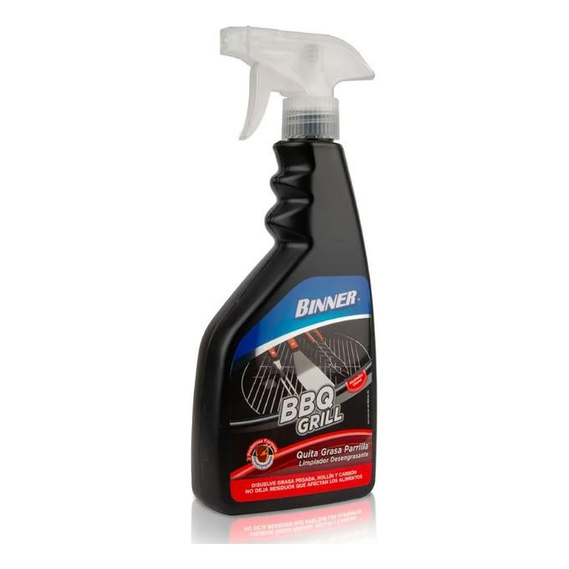Limpiador Desengrasante Parrilla Bbq Binner 500ml 3