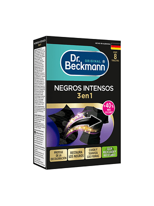 Toallitas Negros Intensos Dr. Beckmann 8 Un