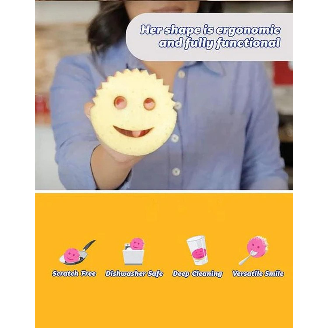 Esponja Scrub Mommy 1 Unidad 3