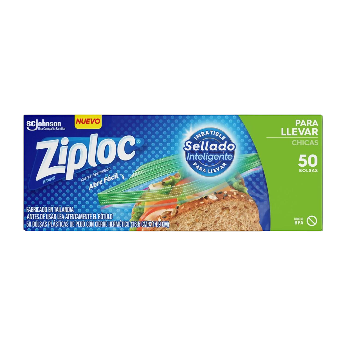 Bolsas Multiuso Para Conservar Ziploc Chicas 50 Unid 1