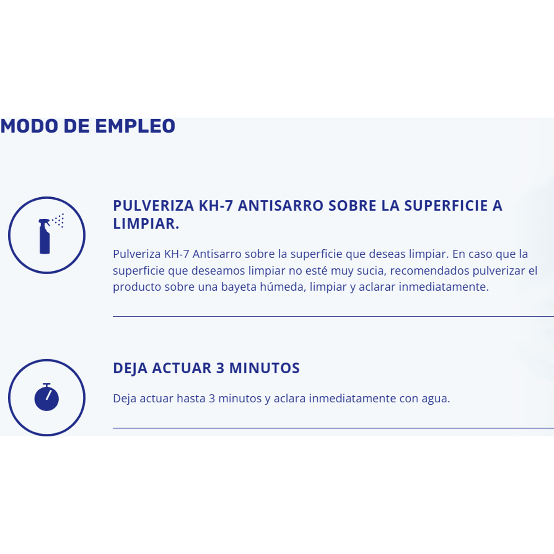 Limpiador Antisarro Kh7 750ml 5