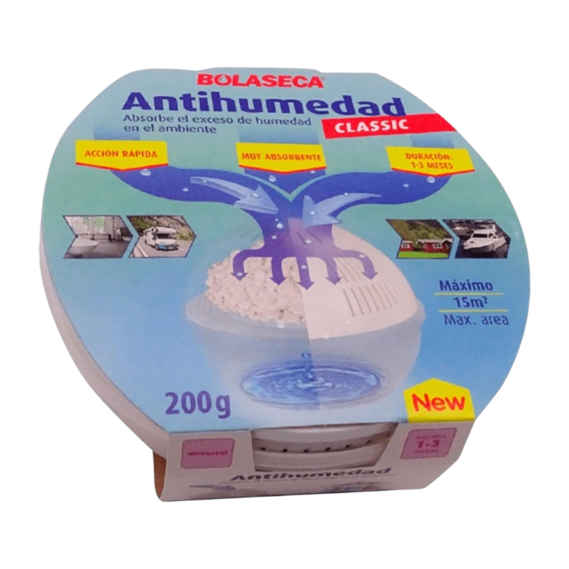 Sistema Antihumedad Bolaseca Con Su Recarga 200gr 1