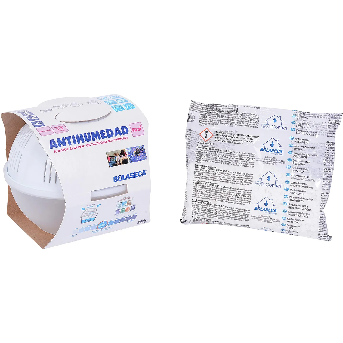 Sistema Antihumedad Bolaseca Con Su Recarga 200gr 2
