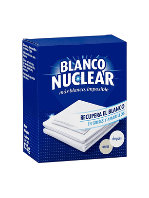 Quitamanchas Blanco Nuclear Sobres 6×120 g
