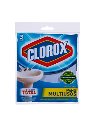 Paños multiusos antimicrobiano 3 unidades