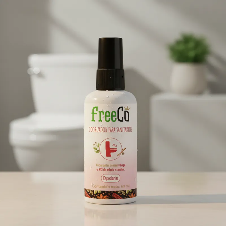 Desodorante Para Inodoros Freeco Especias 60 ml 2