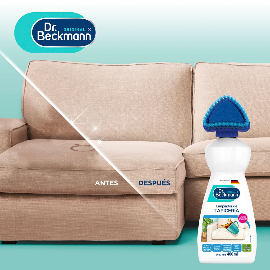 Limpiador De Tapiceria Dr. Beckmann 400ml 6