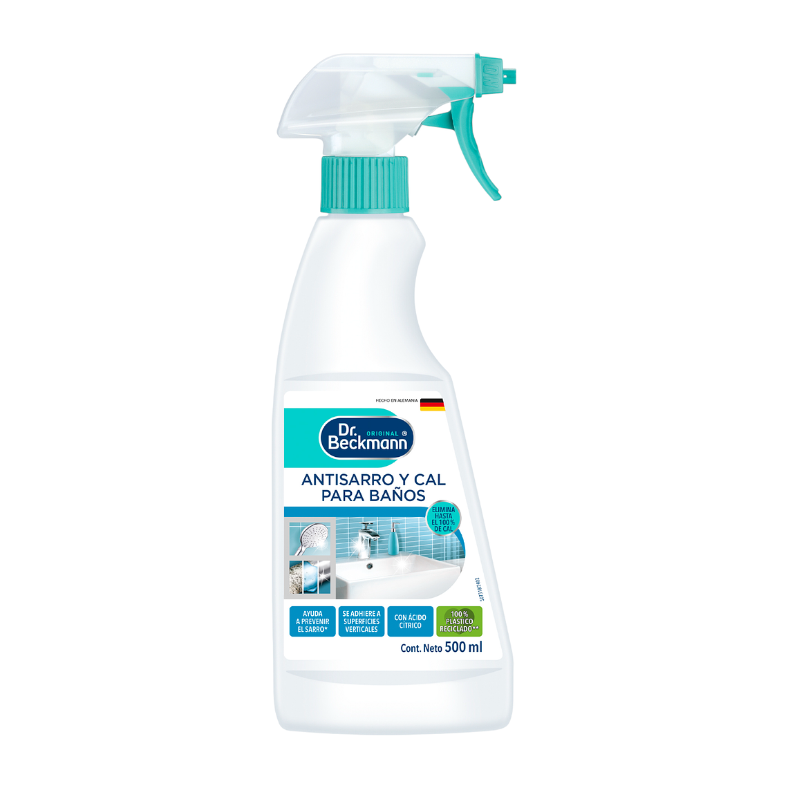 Limpiador Antisarro y Cal Baños Dr. Beckmann 500ml 1