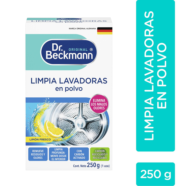 Limpia Lavadoras Dr. Beckmann Polvo 250 g 3