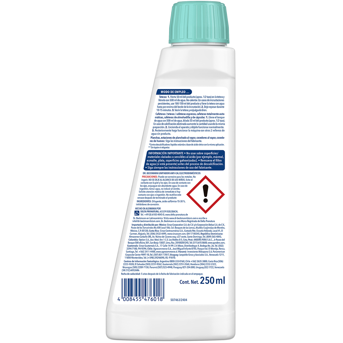 Antisarro Cafetera y Hervidor Dr. Beckmann 250 ml 3