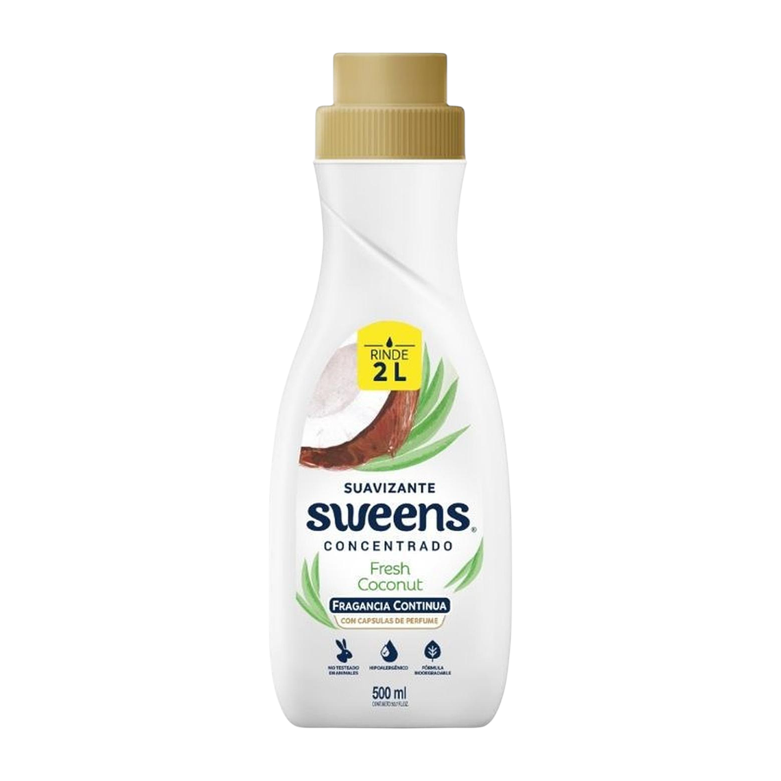Suavizante Concentrado Sweens Fresh Coconut 500 Ml 1