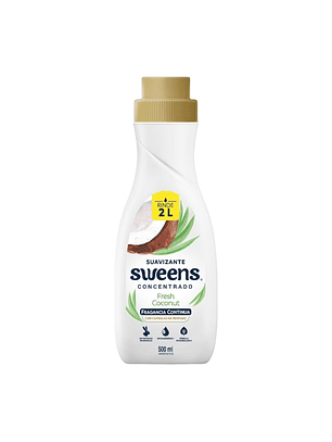 Suavizante Concentrado Sweens Fresh Coconut 500 Ml