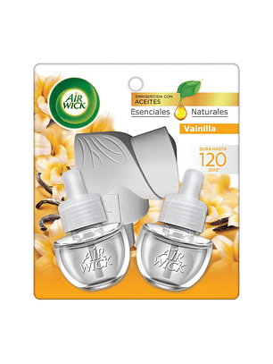Air Wick eléctrico Vainilla + 2 recambios 21 ml