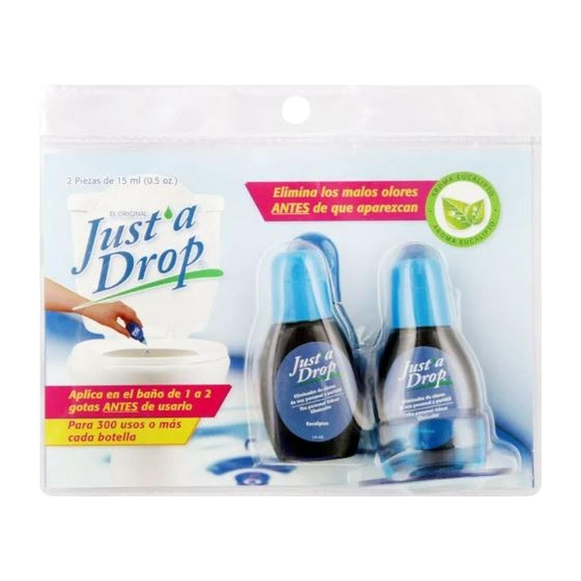 Aromatizante Just a Drop Baño Pack Doble 15ml 1
