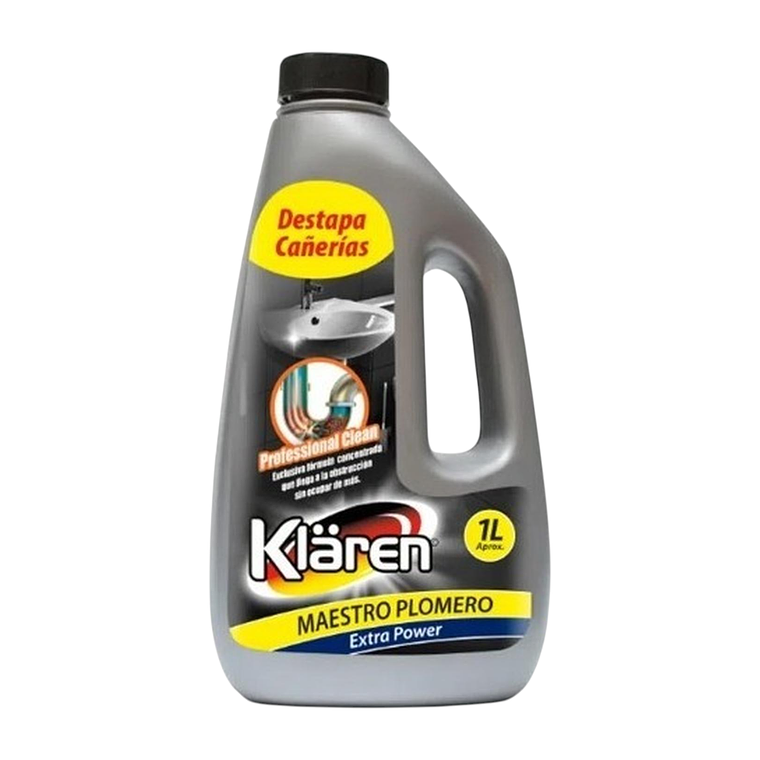 Destapa Cañerias Extra Power Klaren 1l 1