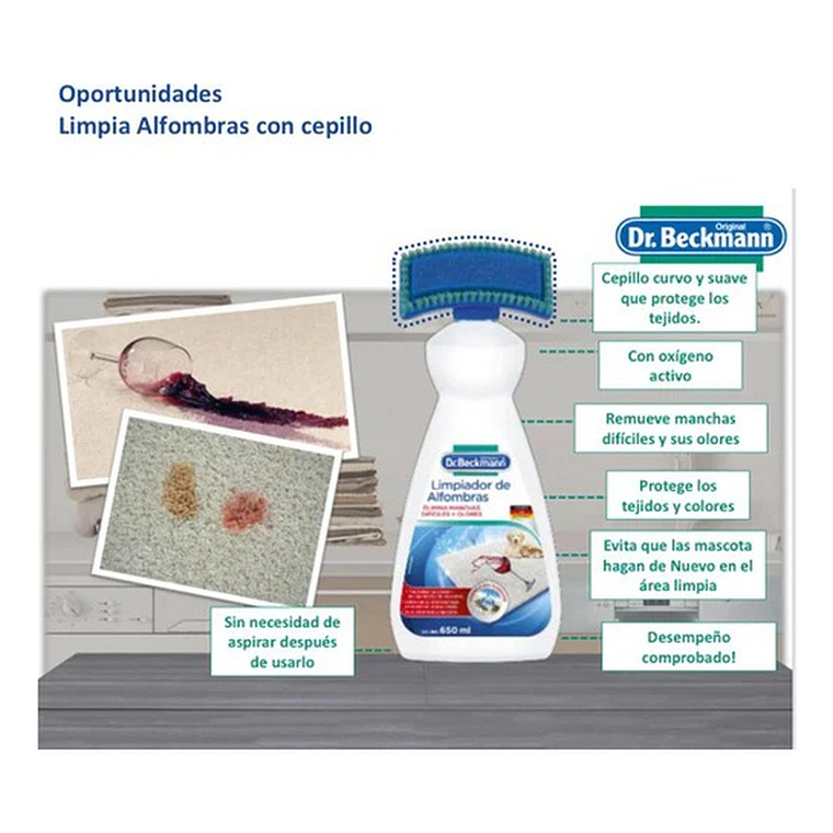Quitamanchas Alfombras 650 Ml Dr. Beckmann 2