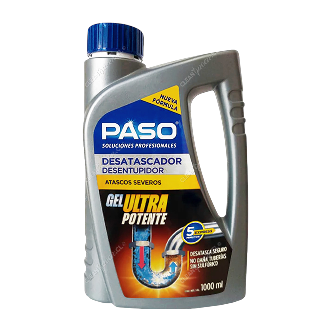 Destapa Desatasca Cañerias Atascos Severos Gel 1l 1
