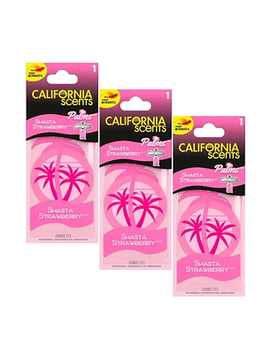 Ambientador Auto Cherry Pack 3 California Scents