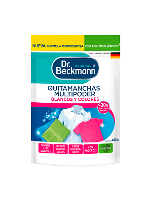 Quitamanchas Blancos Y Colores Dr. Beckmann 400gr