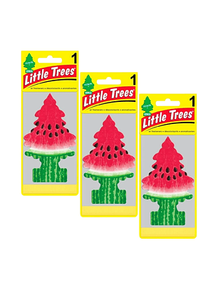 Aromatizante Auto Sandía Little Trees 3 Unid