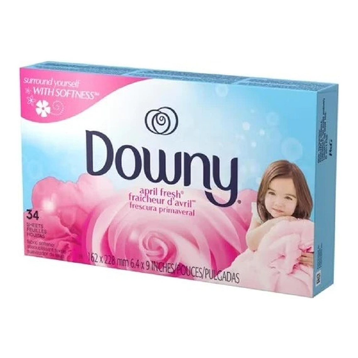 Toallitas Suavizantes Antiestatica Para Secadora Downy 34und 2