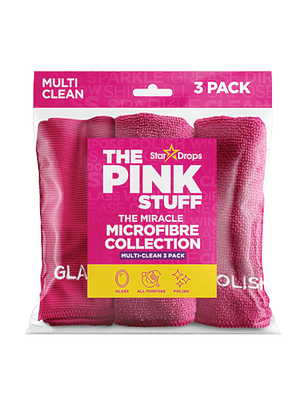 Paños De Microfibra Milagrosos 3 Unidades The Pink Stuff