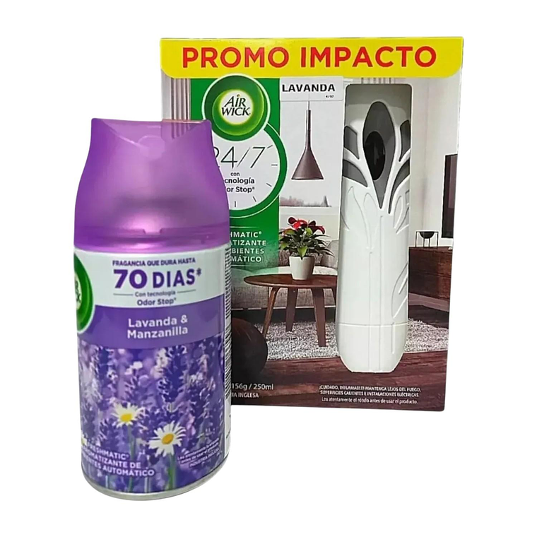 Aparato Automatico Air Wick Lavanda + Repuesto 250ml 1