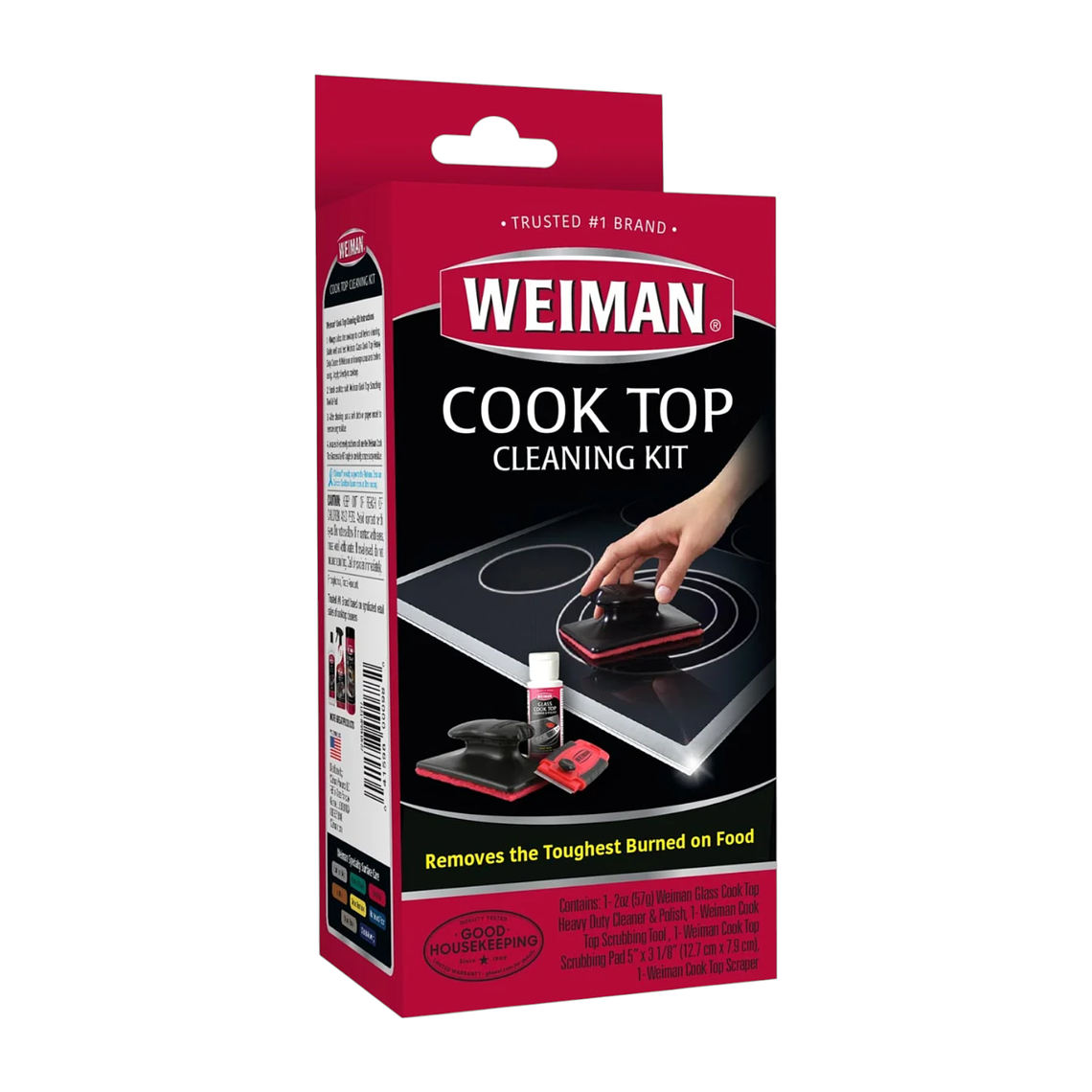 Weiman Kit Limpiador Vitrocerámica 3 Piezas 1