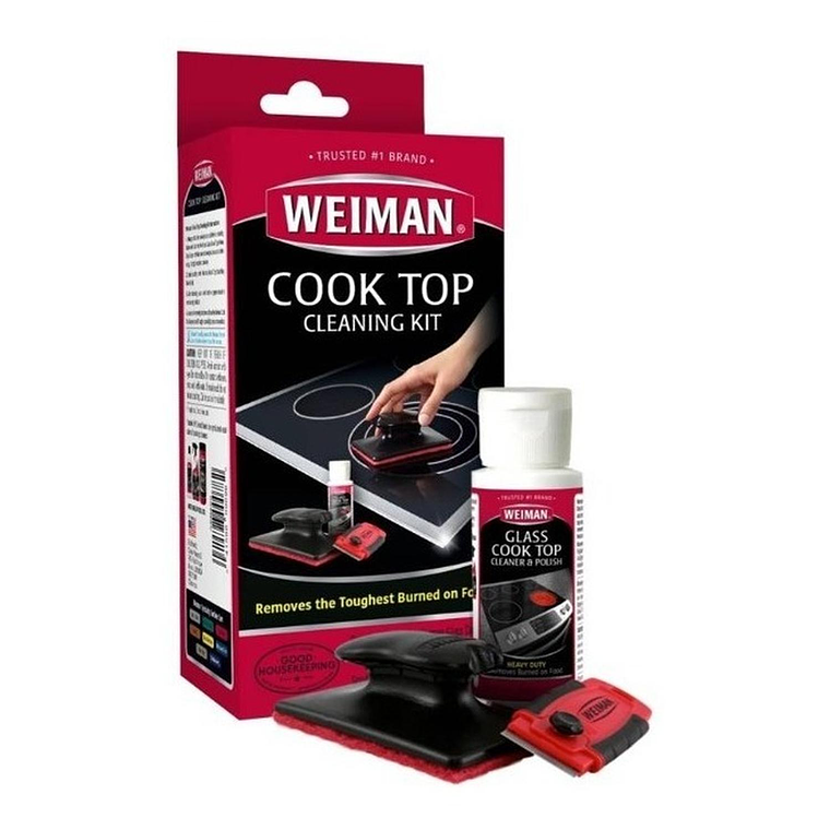 Weiman Kit Limpiador Vitrocerámica 3 Piezas 2