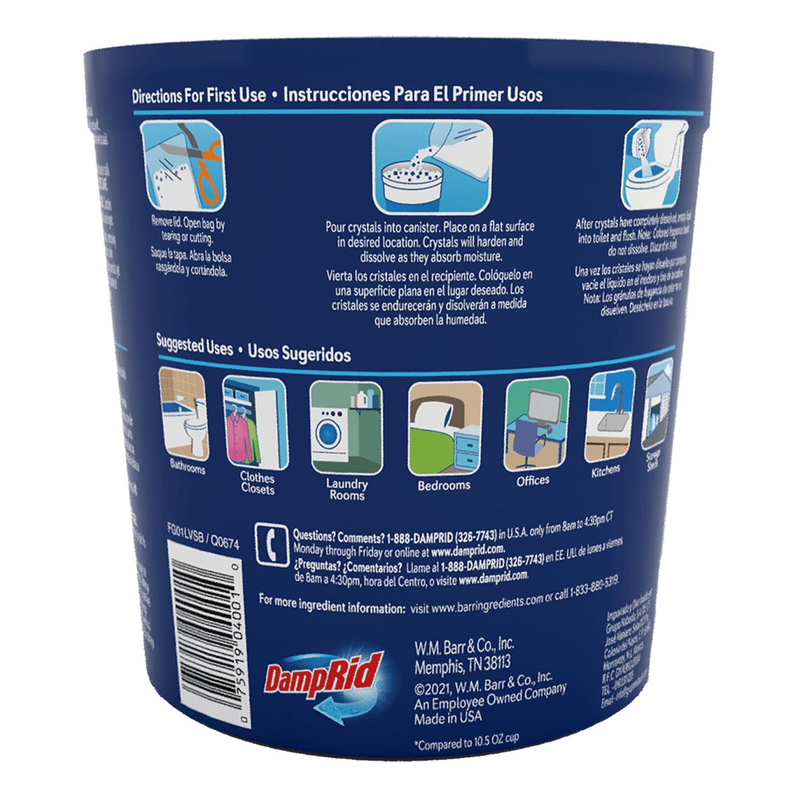 Absorbe Humedad Damprid Lavanda 311 Gr Rellenable 2