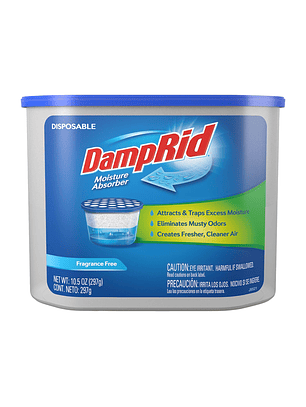 Sistema Antihumedad DampRid Desechable 297g Sin Aroma