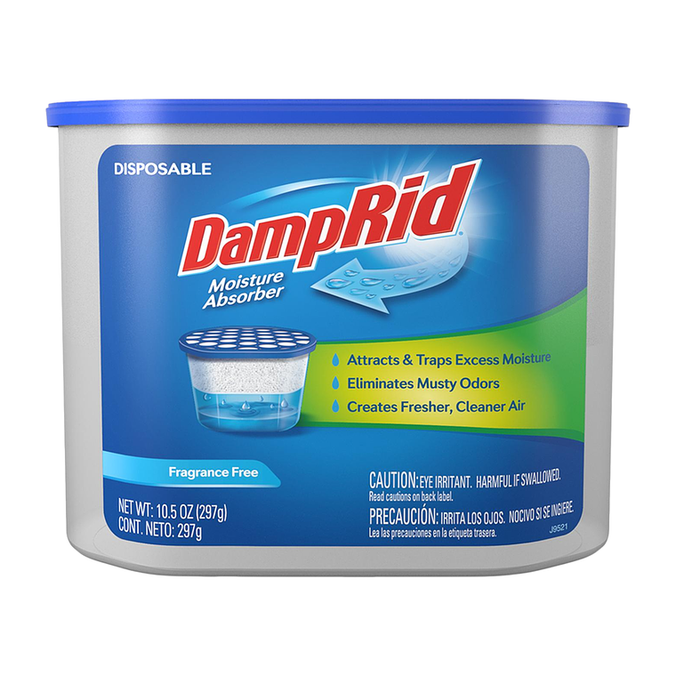 Sistema Antihumedad DampRid Desechable 297g Sin Aroma 1
