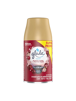 Recarga Glade Automático Placer Floral y Cherry 175g