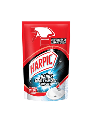 Recarga Harpic Baño Sarro y Manchas Difíciles 420ml