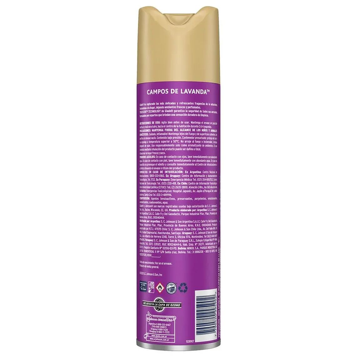 Glade Ambiental Campos de Lavanda Spray 360 cc 2