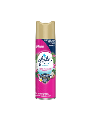 Glade Spray Flores Tropicales y Coco 360 cc