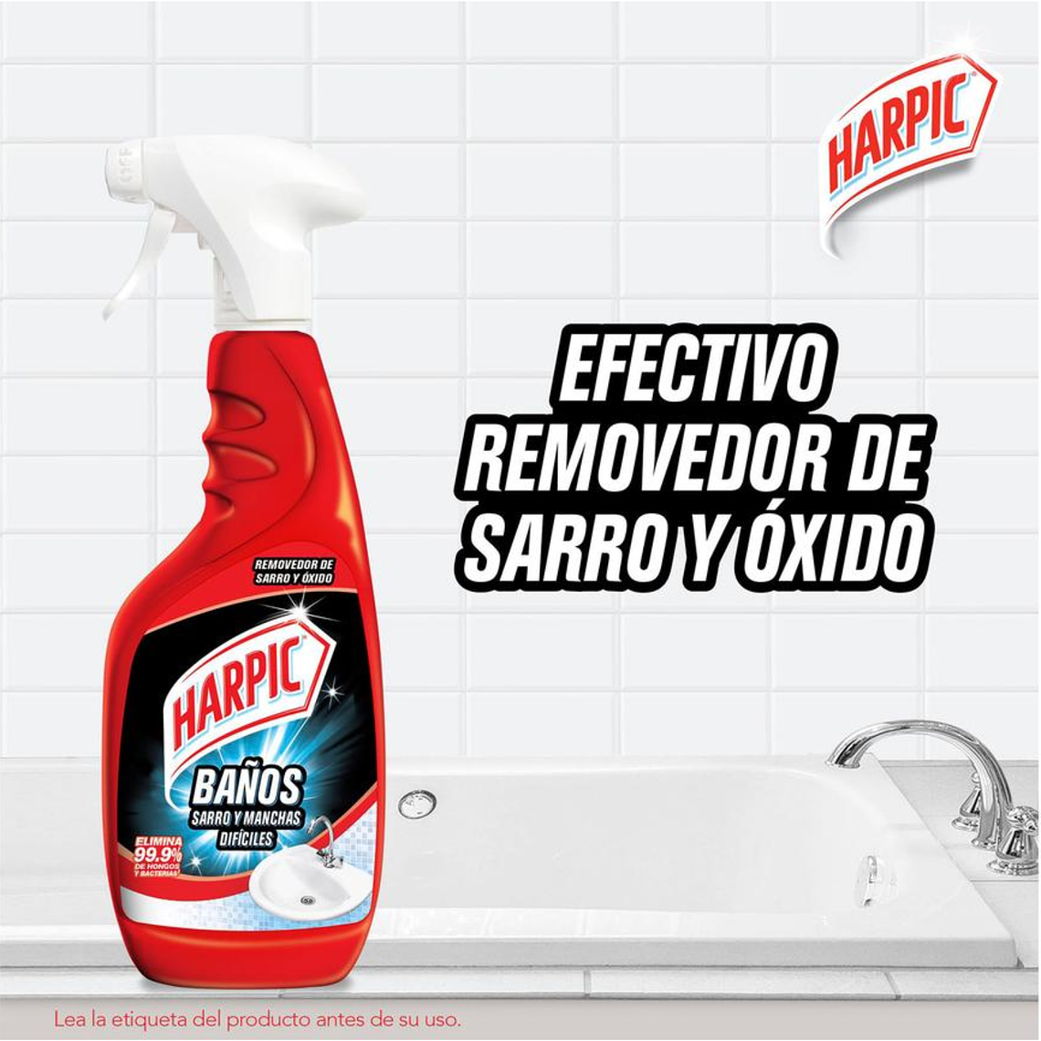Limpiador Baño Sarro y Manchas Difíciles Gatillo 495 ml 2
