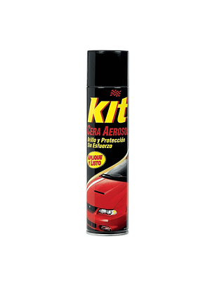Cera para Autos en Aerosol Kit 360ml Brillo y Protección