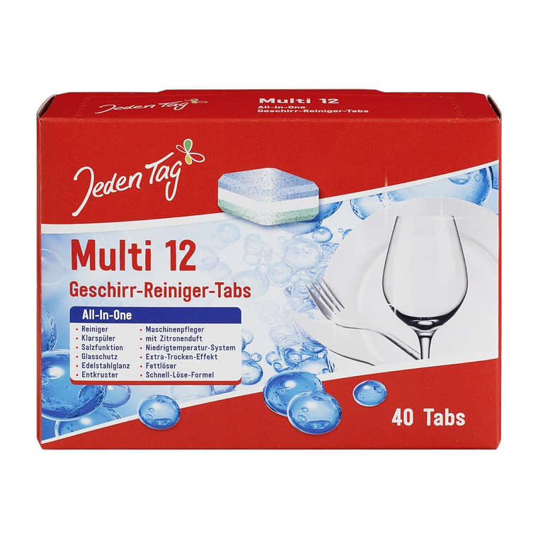 Pastillas Lavavajillas Jeden Tag 40 Unidades 1