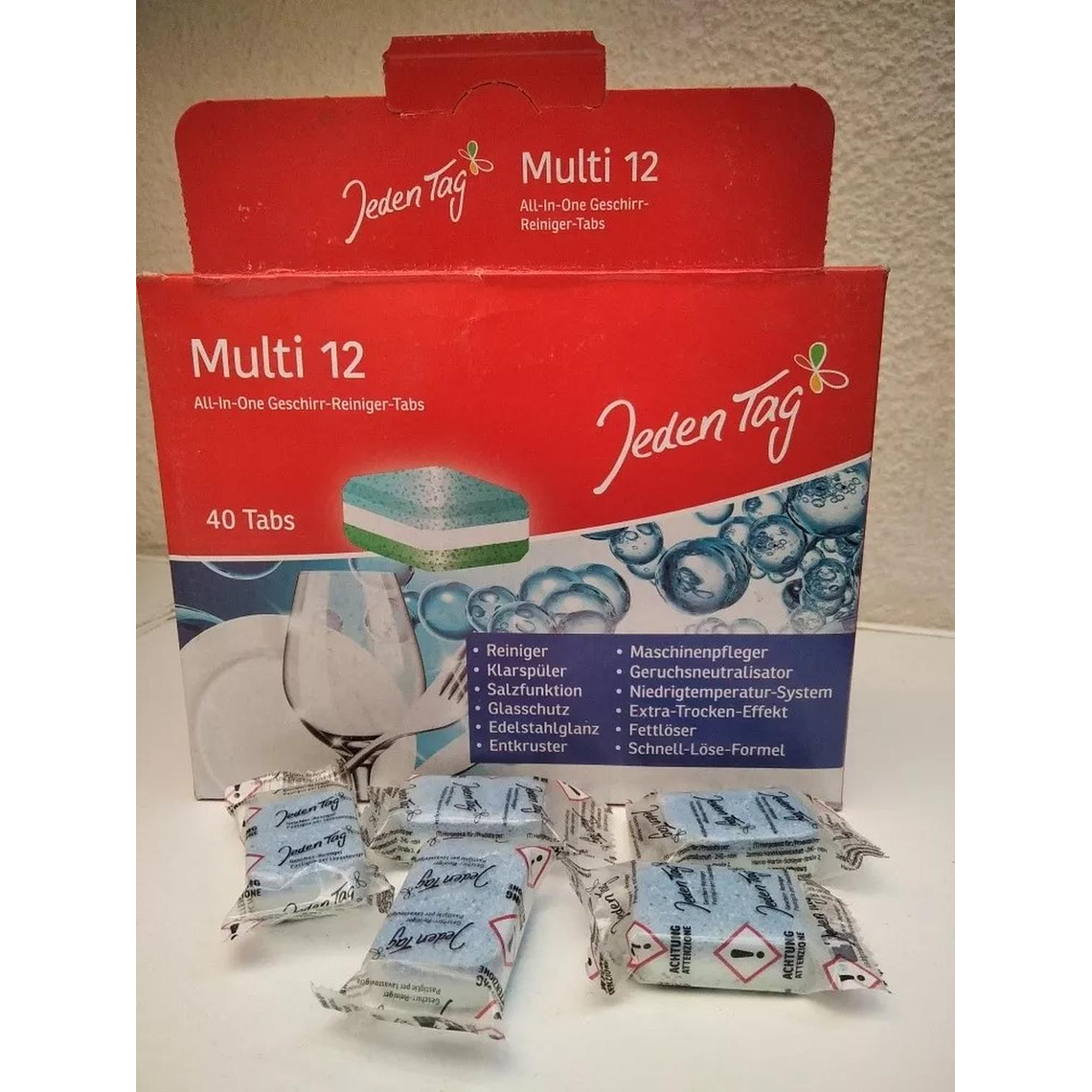 Pastillas Lavavajillas Jeden Tag 40 Unidades 3