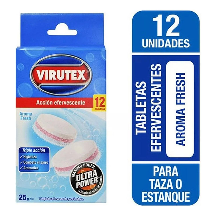 Pastillas Inodoro Efervescentes Antisarro Virutex 12tabletas 2