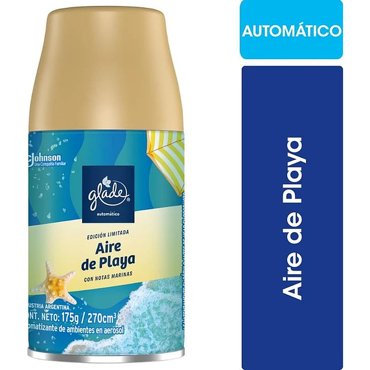 Recarga Glade Automatico Aires De Playa 175gr 2